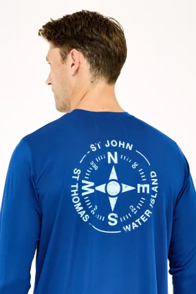 VI Compass UPF50 Shirt - Racing Blue