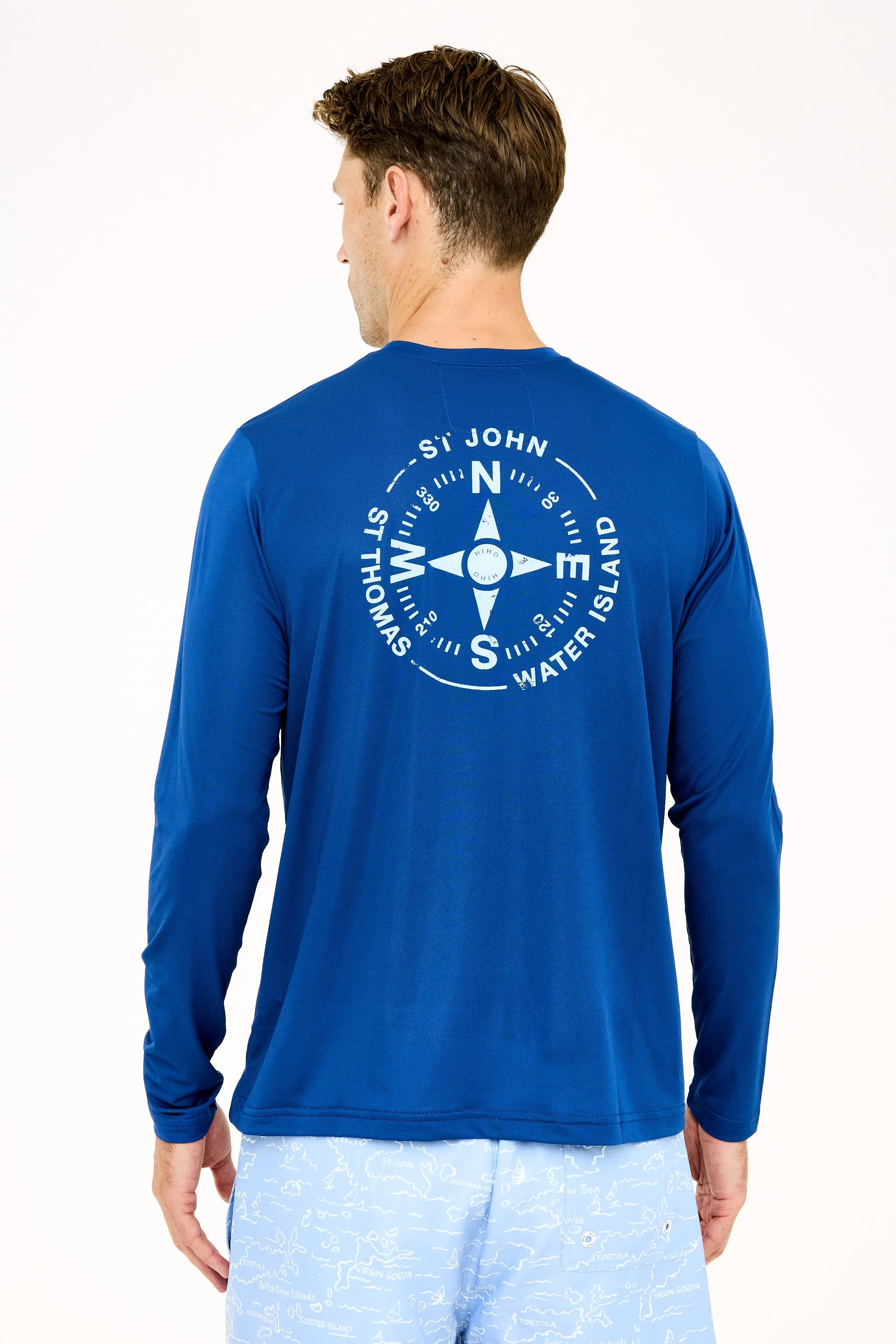 VI Compass UPF50 Shirt - Racing Blue