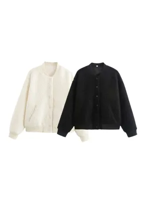 ‘Victoria’ Stylish Long Sleeve Jacket Coat (2 color）