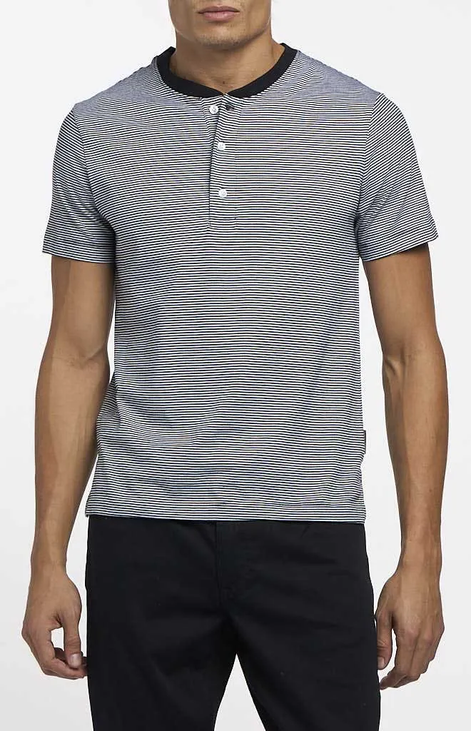 Vince Camuto Short-Sleeve Solid Henley