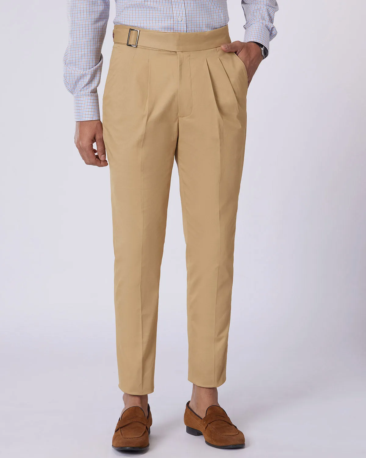 Virtuoso Neapolitan Chinos - Khaki