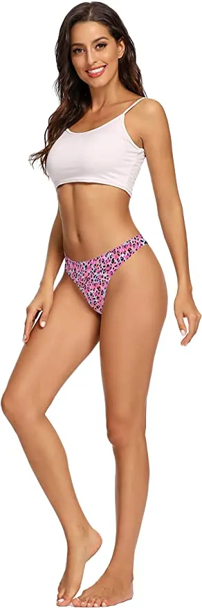 Wholesale Seamless Underwear for Women No Show Leopard Bikini Panties Lace