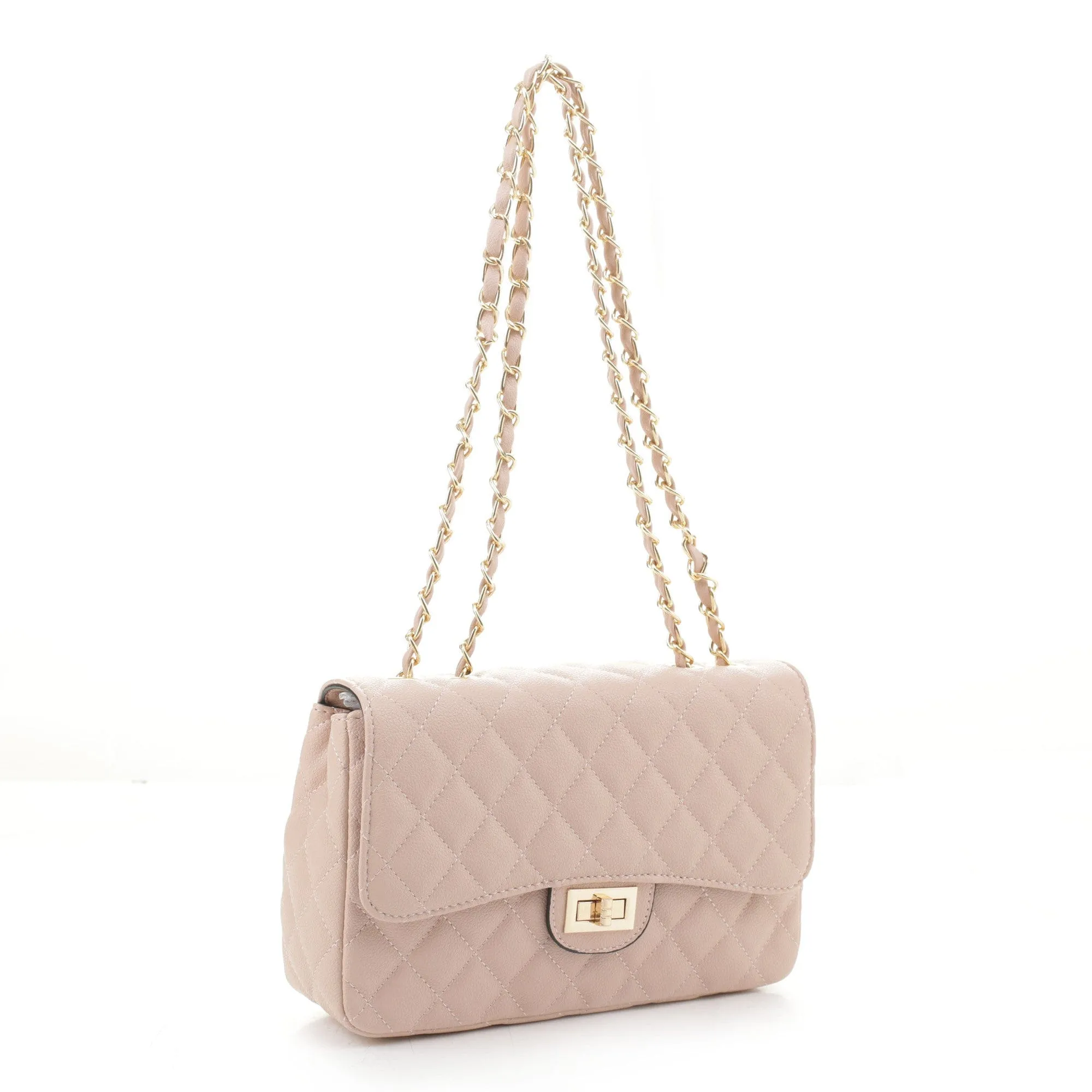 XB20031 Elizabeth Quilted Crossbody Bag