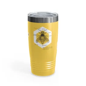 Yellow “We Believe” Steel Tumbler