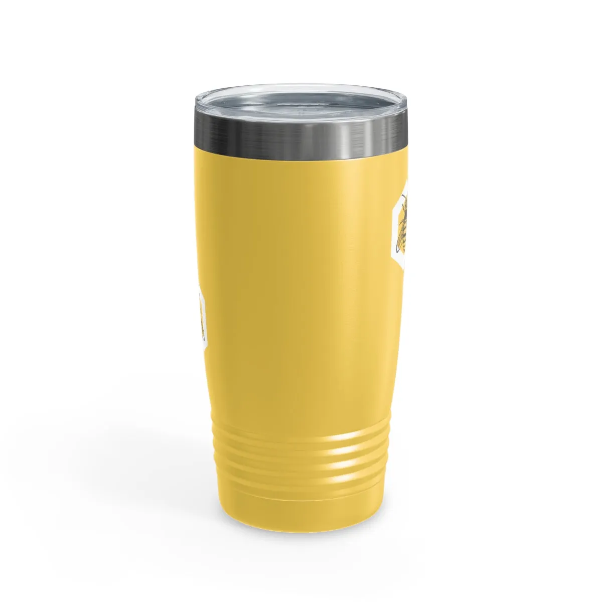 Yellow “We Believe” Steel Tumbler